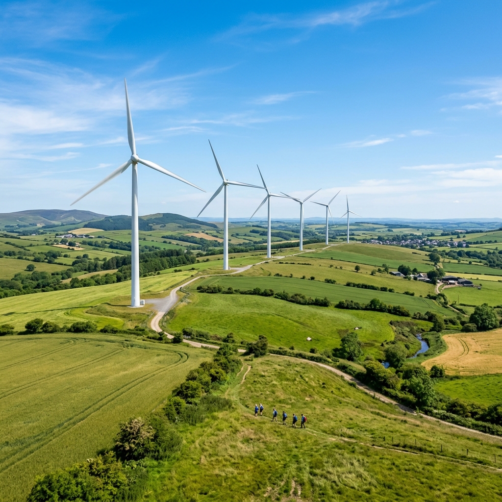 Wind Turbines Landscape